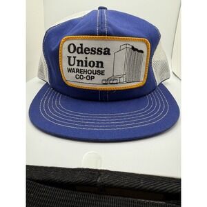 Vintage K Products‎ Trucker Hat Odessa Union Warehouse Co-Op Made USA